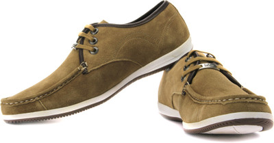

Lee Cooper Men Genuine Leather Corporate Casuals For Men(Brown, White, Camel