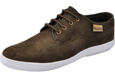 

FAUSTO Sneakers For Men(Green), Mehandi