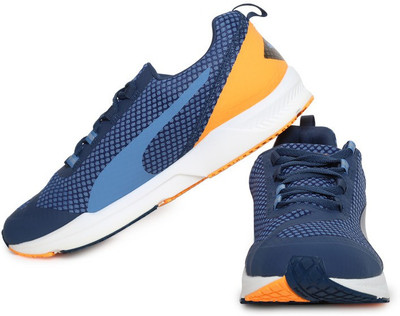 

Puma IGNITE XT Core Running Shoes For Men(Blue), Blue heaven-blue wing teal-orange pop-white