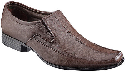 

Metro Formal Slip On Shoes For Men(Brown, 44;maroon