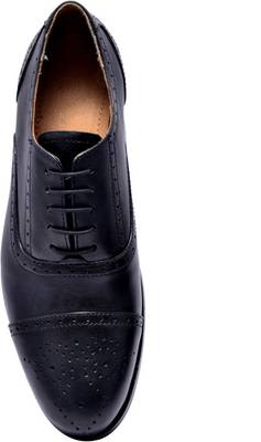 Hirel's Men Black Oxford Brogues Lace Up Shoes