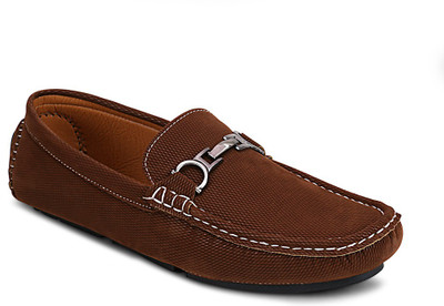 

Get Glamr Designer SlipOn Loafers For Men(Brown