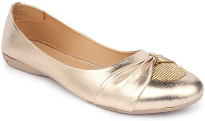 

Sindhi Footwear Comfortable Bellies For Women(Gold)