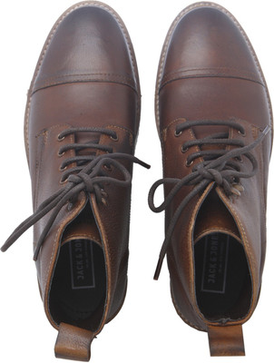 

Jack & Jones Boots For Men(Brown, Tan