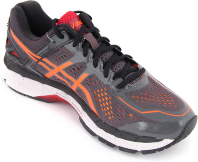 

Asics Gel-Kayano 22 Men Running Shoes For Men(Grey), Dark grey/hot orange/deep ruby