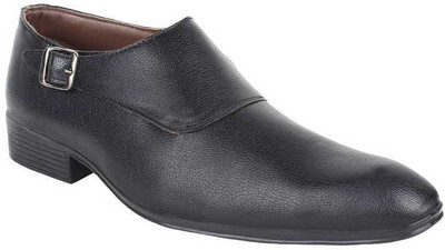 

Hirolas Monk Strap For Men(Black, 03;black