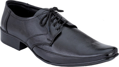 

Rocozo Corporate premium leather Lace Up Shoes For Men(Black