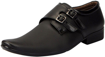

FAUSTO Monk Strap For Men(Black