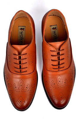 

Walker Styleways Peerless Oxford Brogue Lace Up Shoes For Men(Tan, Maroon), Cognac