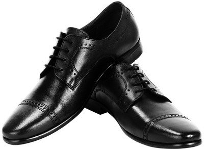 63% OFF on Moladz Leonzio Lace Up Shoes For Men(Black) 63% OFF on Moladz Leonzio Lace Up Shoes For Men(Black)