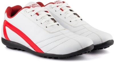 

Golden Sparrow Football Shoes For Men(White, Red