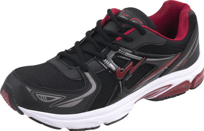 Campus Standard Running Shoes For Men(Black, Silver, Red)