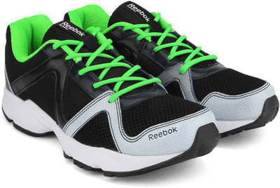 

REEBOK THUNDER RUN Running Shoes For Men(Black, Green, Navy, Black/navy/green/wht