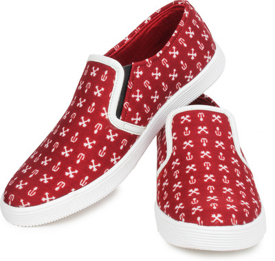 

Beonza Casual Shoes For Men(Red, Red::white