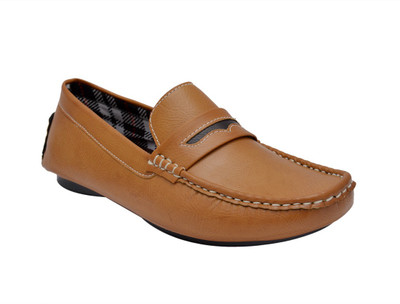 Bxxy Men's Tan Loafers For Men(Tan