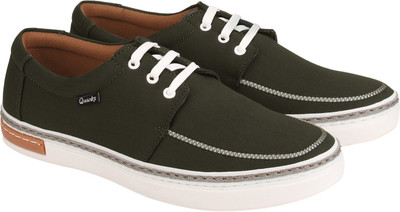 Quarks Canvas Shoes For Men(Olive, Green
