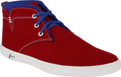 

Kraasa Canvas Shoes For Men(Red