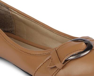 Chemistry Buckle Top Ballerinas