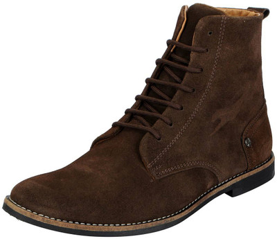 

FAUSTO High Ankle Boots For Men(Brown