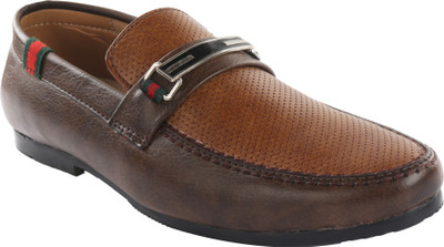 

Zoxr NA Loafers For Men(Brown)