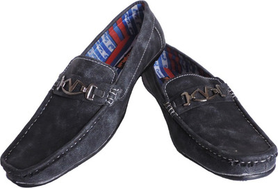 

Elligator Stylish Black Loafers For Men(Black