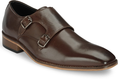 

Teakwood Monk strap Lace Up For Men(Brown