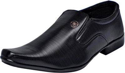 

FAUSTO Corporate Slip On For Men(Black
