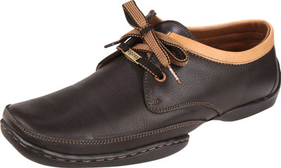 

Egoss Corporate Casuals For Men(Black, Tan