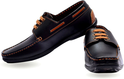 

Sam Stefy Black Sneakers For Men(Black)
