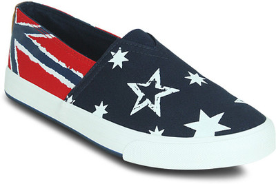 

Get Glamr Designer Canvas Shoes For Men(Blue)