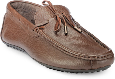 

Teakwood Slipons Loafers For Men(Brown