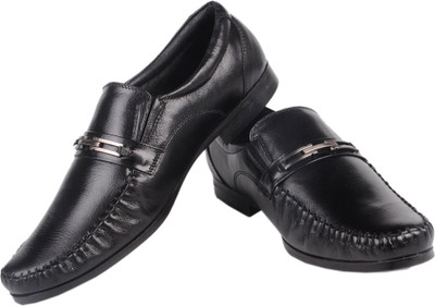 

Azzaro Black Dexter Slip On Shoes For Men(Black