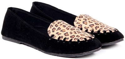

TEN Women Designer Front Black Loafers For Women(Black), 00005;black