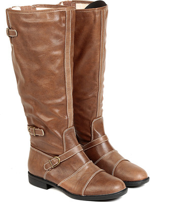 

TEN TEN Women's Tan Knee Length Boots Boots For Women(Tan)