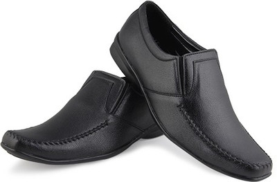 

Zapatoz Black Formal Slip On Shoes For Men(Black