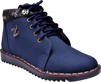 

Fentacia Dude Up Boots For Men(Blue)