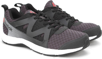 

REEBOK SUPREME RUN Running Shoes For Men(Black, Coal/black/met sil/white