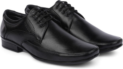 

Provogue Genuine Leather Lace up shoes For Men(Black