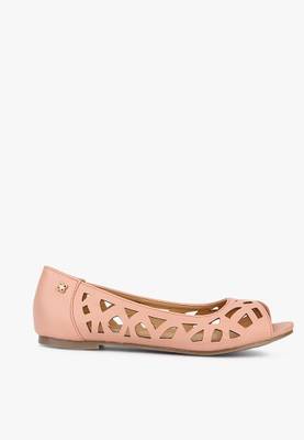 Addons Samantha laser cutouts peep toe Bellies