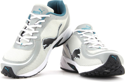 Puma CARLOS DP Men Running Shoes For Men(Grey), Limestone gray;black;colonial blue