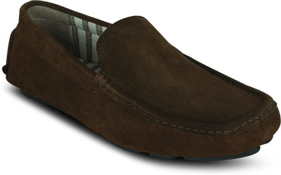 

Get Glamr BASIC SUEDE SLIP ON Loafers For Men(Brown)
