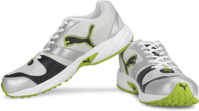 

Puma Neptune Men Running Shoes For Men(Green, Silver, Puma;silver;limepunch