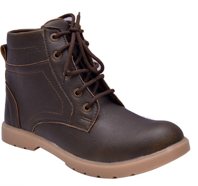 

Fentacia Stiff Boots For Men(Brown)