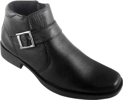 

Action Synergy Fashion Line JW6703 Leather Slip On Shoes For Men(Black)