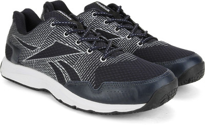 

REEBOK PERFORMER 2.0 LP Running Shoes For Men(Black, Navy, Silver), Rbk nvy/slvr/wht/blk