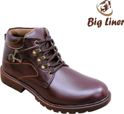 

Big Liner Boots For Men(Brown