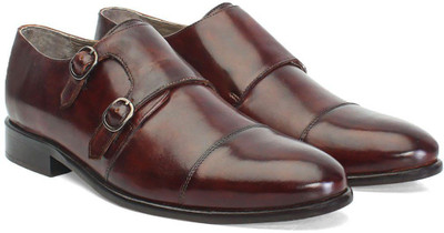 

Brune Monk Strap For Men(Brown)