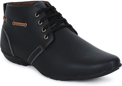 Get Glamr BASIC Boots For Men(Black