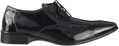 

Mochi Derby Lace Up Shoes For Men(Black, 11;black