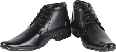 

Buenos Basic Appeal Lace Up Shoes For Men(Black
